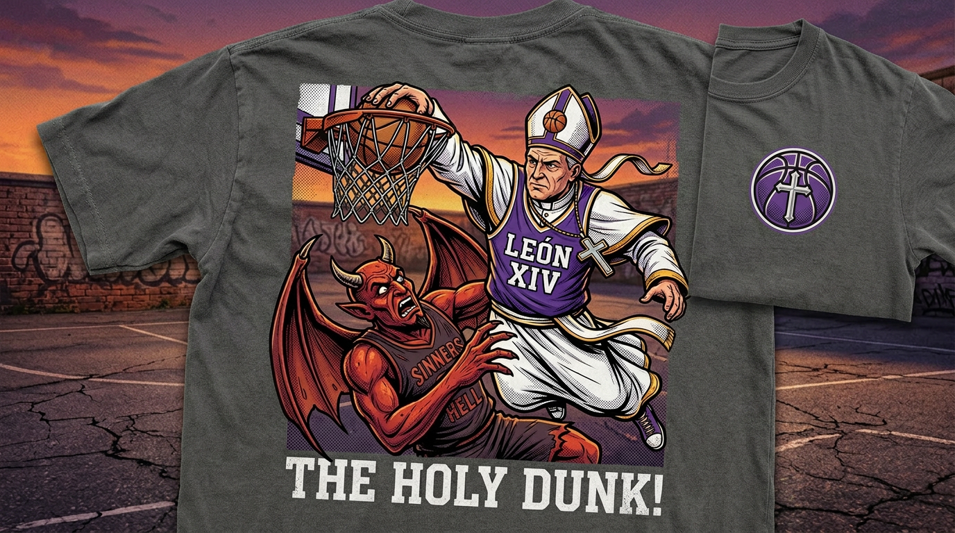 Camiseta The Holy Dunk — León XIV